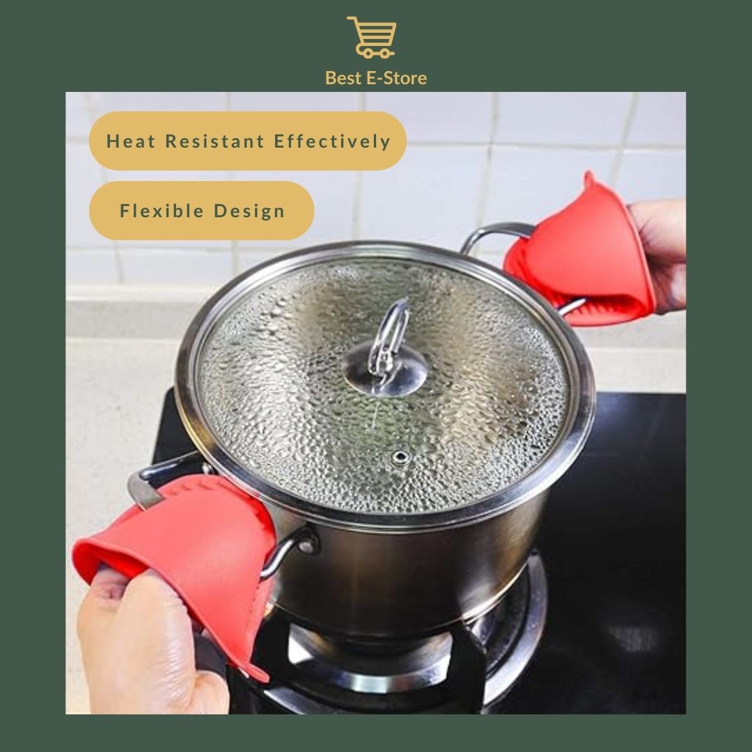 ProHeat Silicone Oven Gloves: Master the Heat with Non-Slip Precision