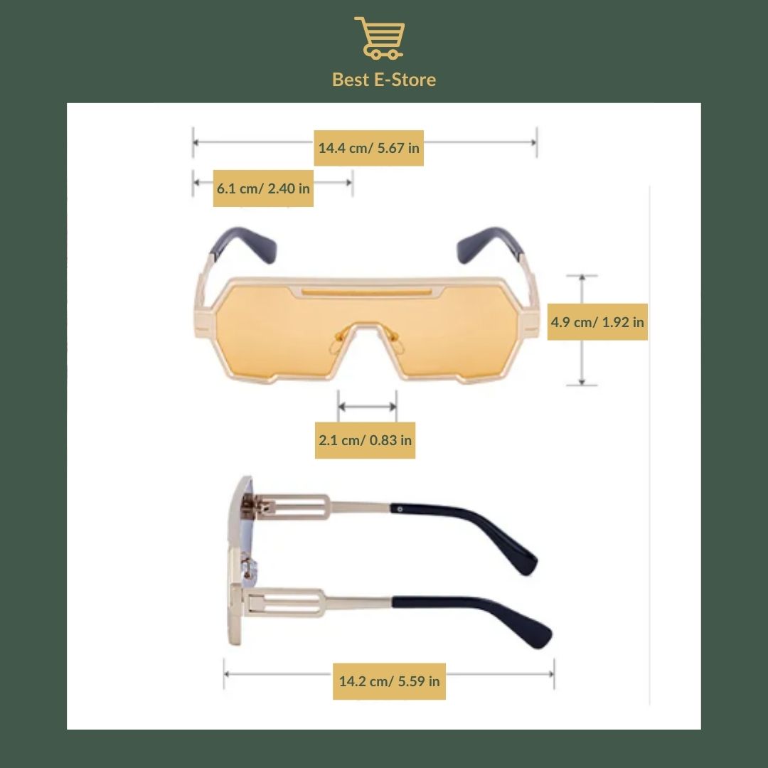 🕶️Retro Steampunk Sunglasses : Bold Style with HD UV400 Protection✨