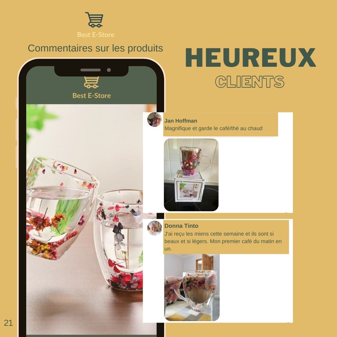 🌼 Fusion Florale: Coupes Verre Double Paroi