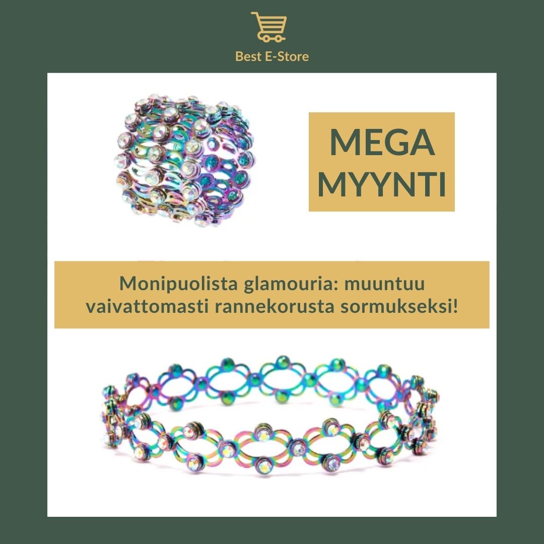 đ TĂ€ydellinen lahja: Muunneltava rannerengas, jossa kimalteleva CZ Glamour đ