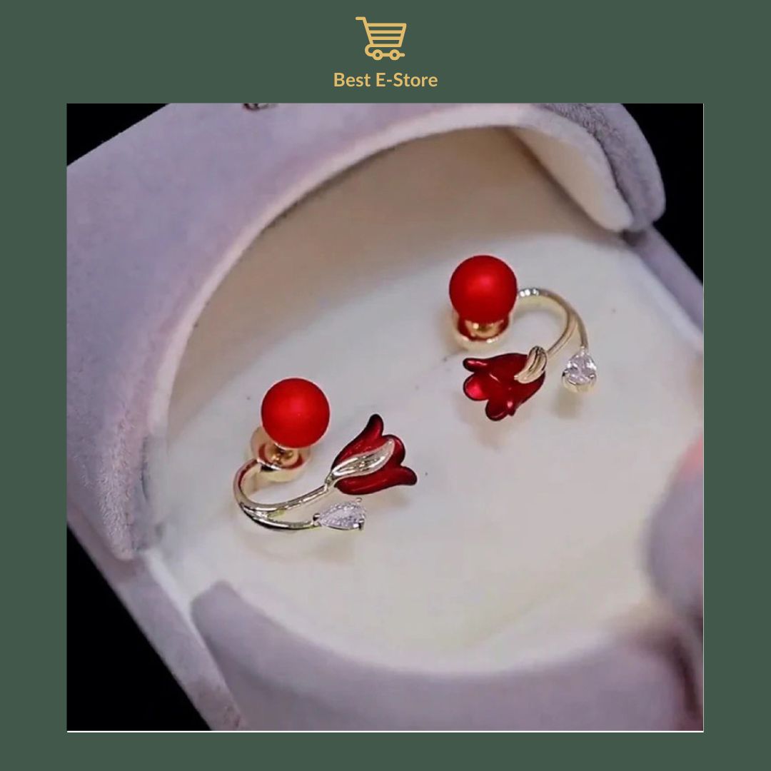 🌸 Elegant Tulip Flower Earrings : The Perfect Gift for Every Occasion