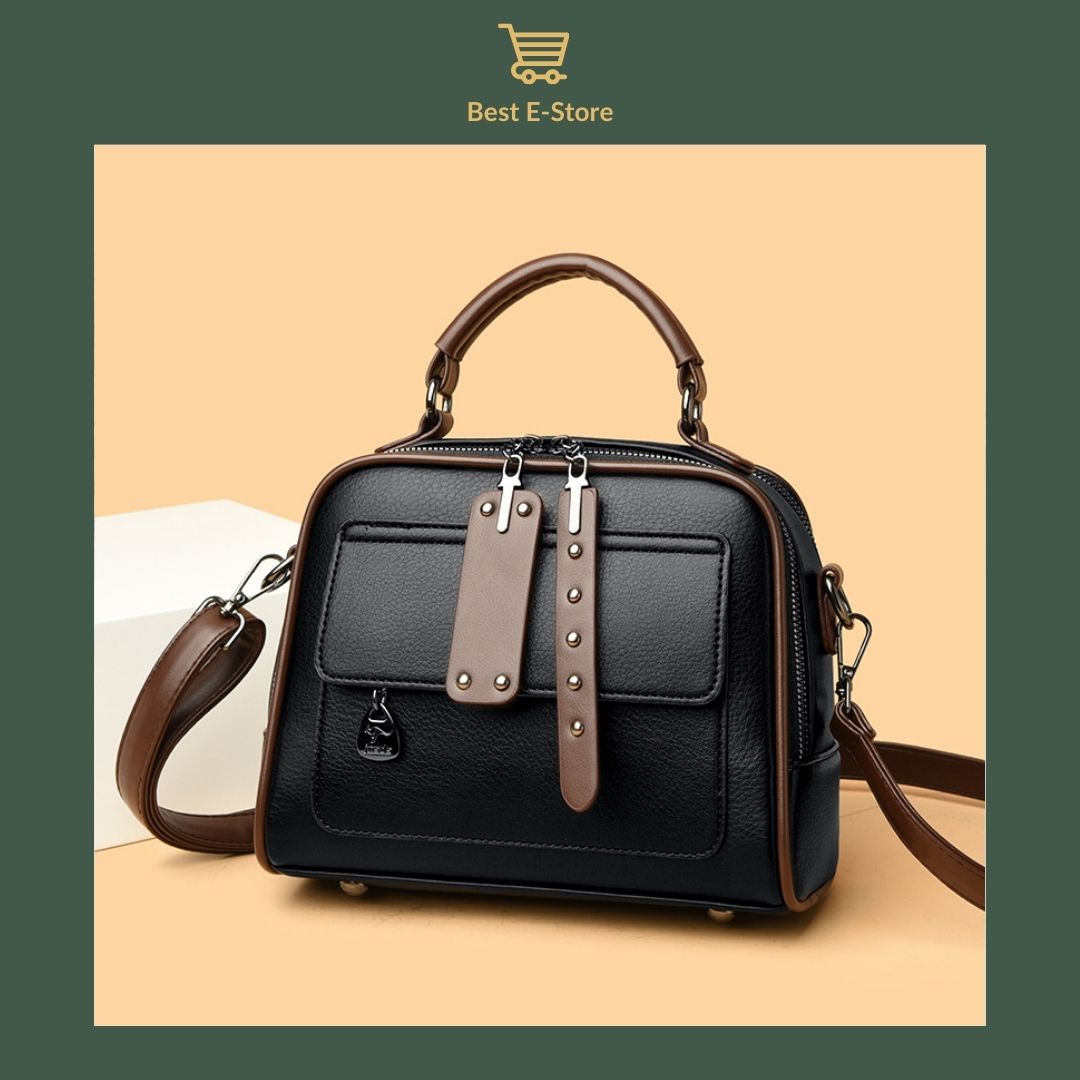 👜 Elegante borsa a tracolla in pelle: Elegante e spaziosa ✨