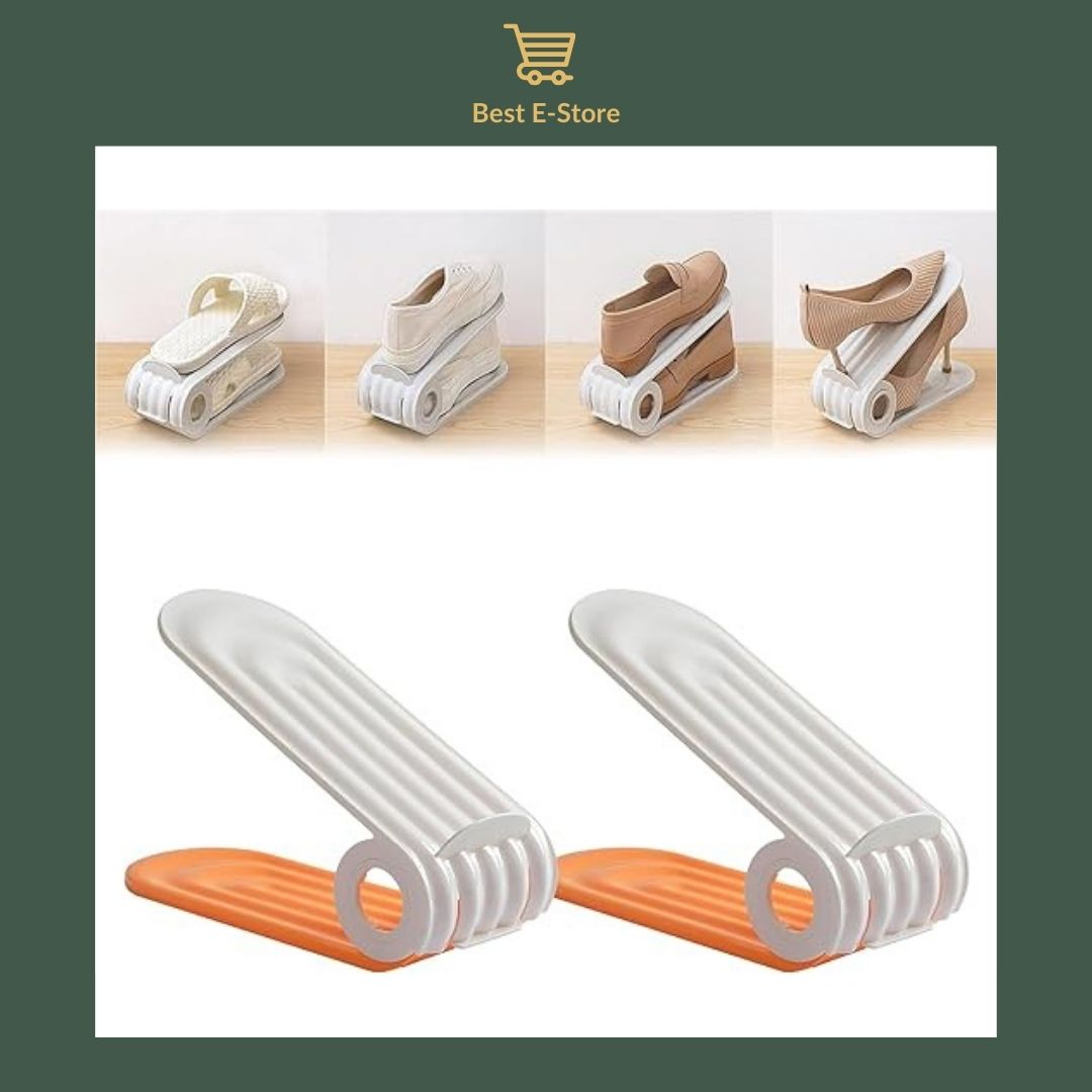 🌟 Space-Saving Shoe Storage Solution: Double Your Storage - Exclusive Buy 1, Get 1 FREE Offer 🌟