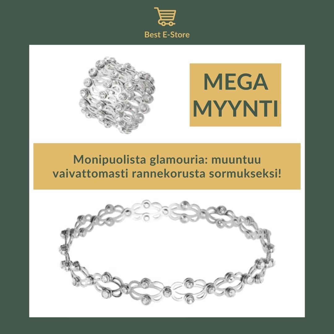 đ TĂ€ydellinen lahja: Muunneltava rannerengas, jossa kimalteleva CZ Glamour đ