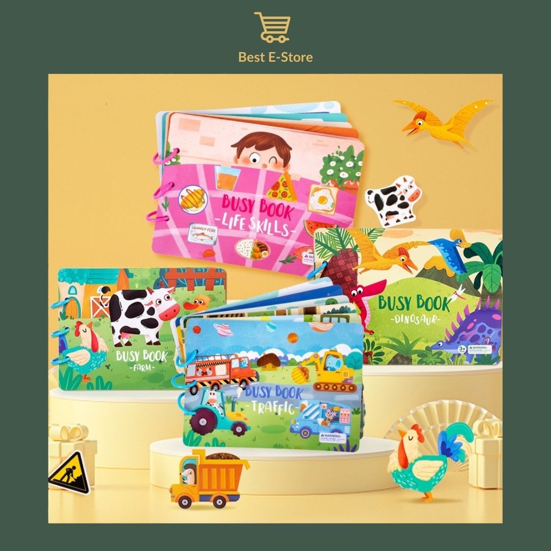 Discover Brilliance: Ignite Learning Adventures with Our Ultimate Busy Book Educational Toy