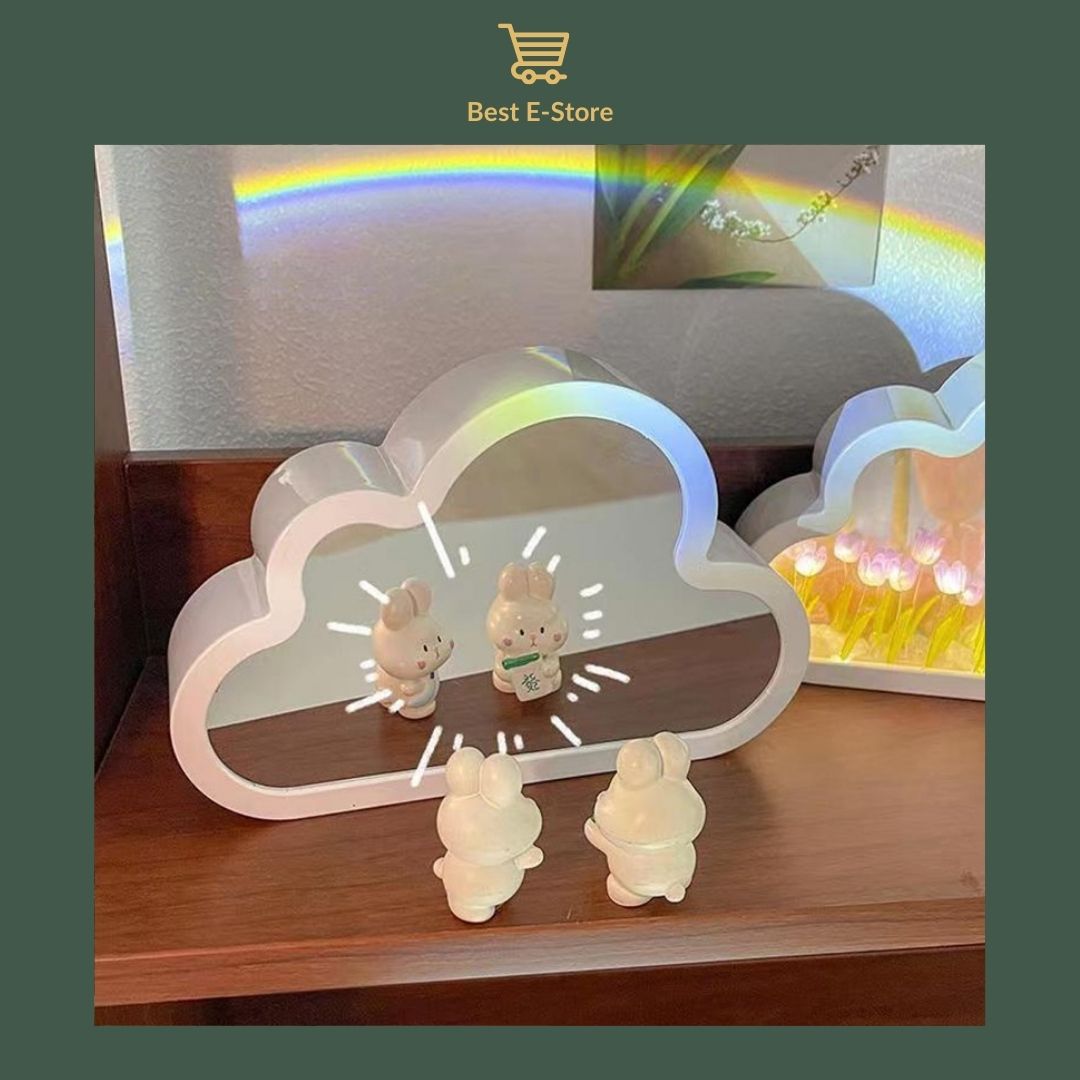 Illuminated Love: Tulip Decor Mirror