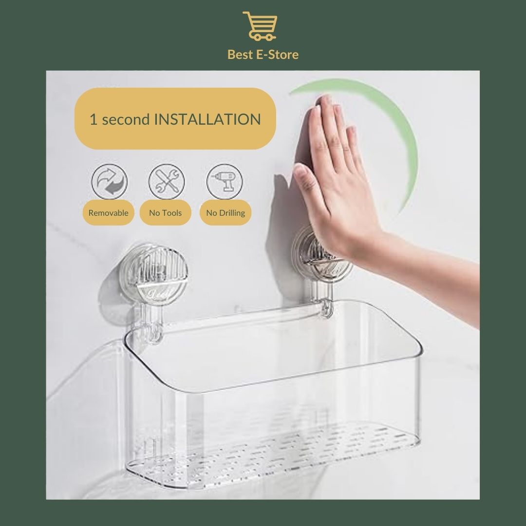 🎁🎉 Double the Joy: Large Suction Cup + FREE Small Cup – A Storage Bonanza 🤩✨