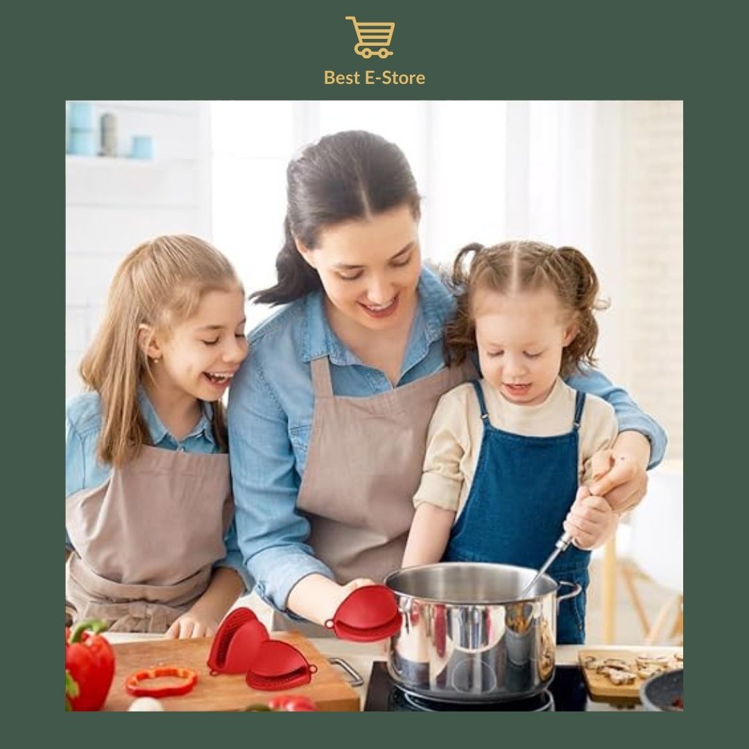 ProHeat Silicone Oven Gloves: Master the Heat with Non-Slip Precision
