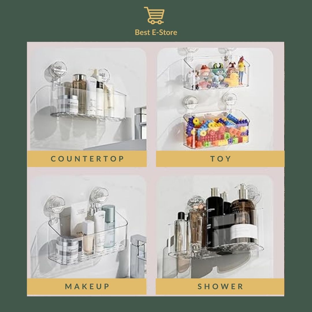 🎁🎉 Double the Joy: Large Suction Cup + FREE Small Cup – A Storage Bonanza 🤩✨