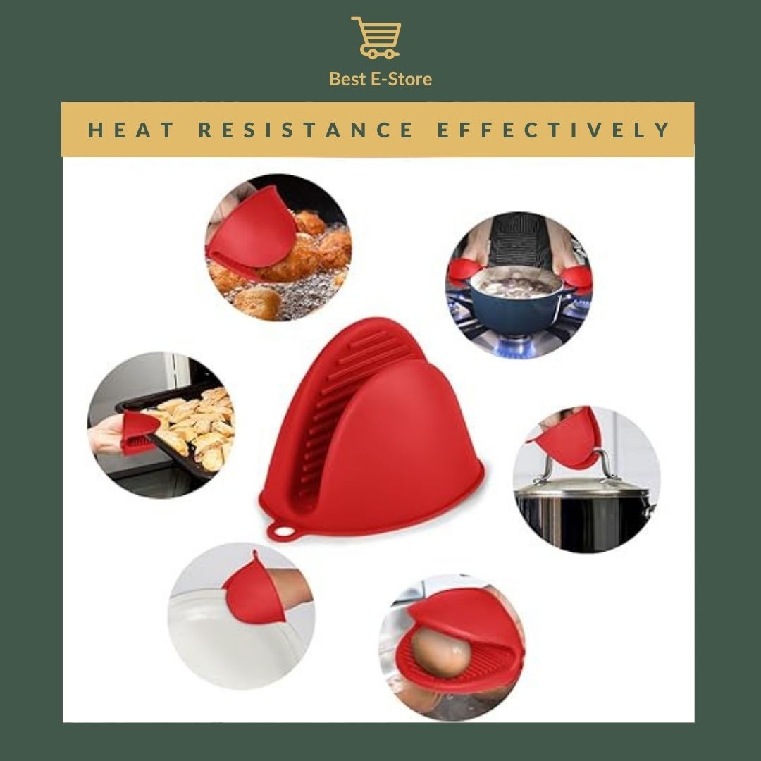 ProHeat Silicone Oven Gloves: Master the Heat with Non-Slip Precision