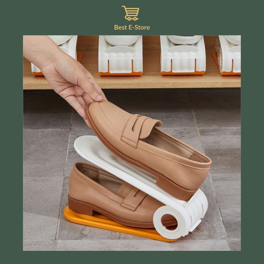🌟 Space-Saving Shoe Storage Solution: Double Your Storage - Exclusive Buy 1, Get 1 FREE Offer 🌟