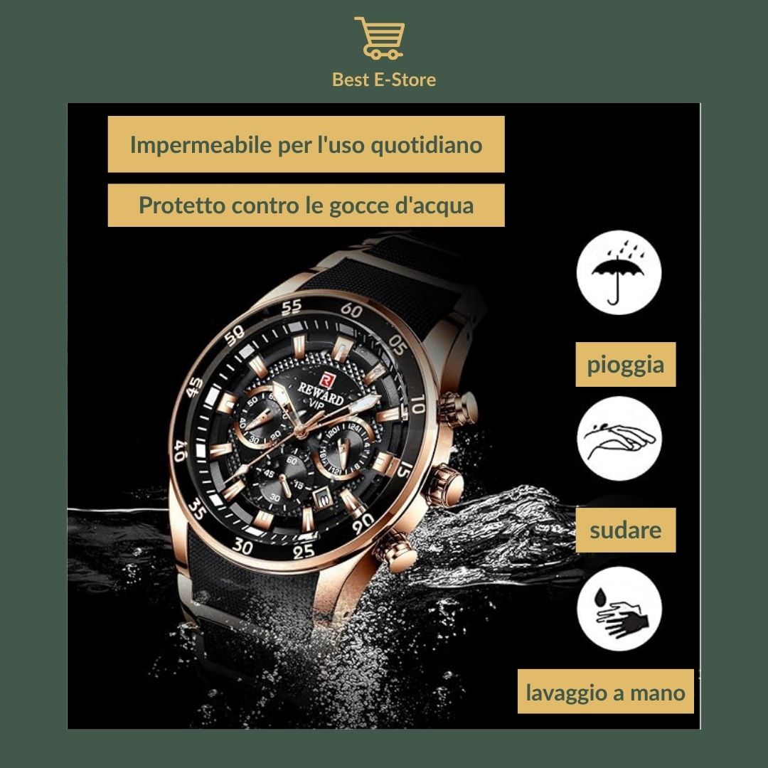 ⭐ Orologio da Uomo Premium: Design Elegante, Massimo Comfort & Idea Regalo Perfetta 🎁