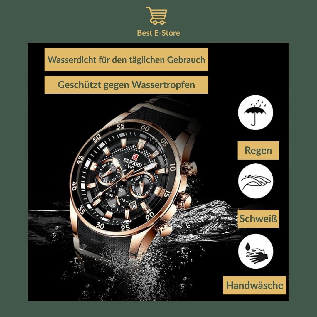 ⭐ Premium Herrenarmbanduhr: Elegantes Design, hoher Tragekomfort & perfekte Geschenkidee 🎁