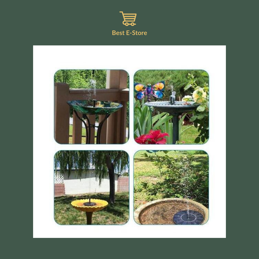 The New Advanced Solar Powered Fountain