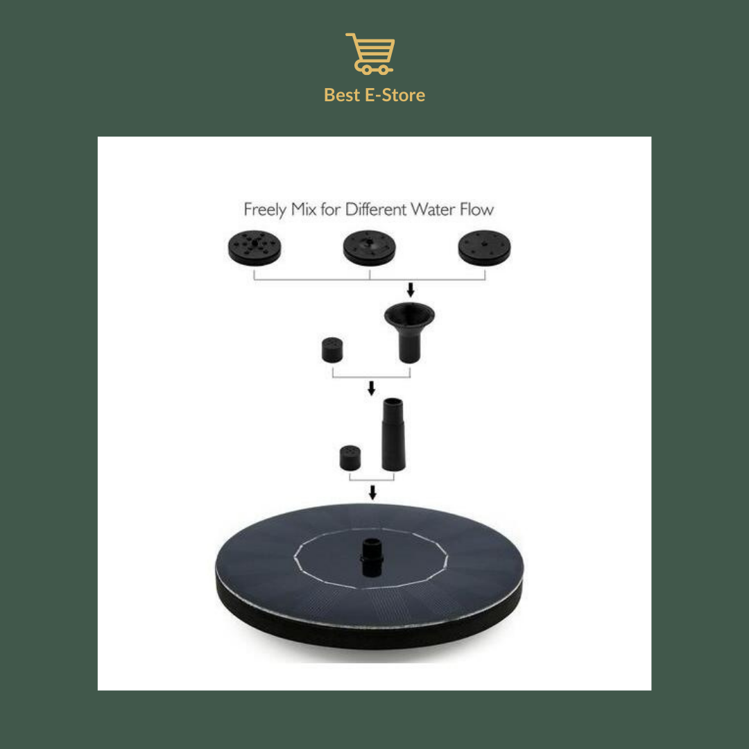The New Advanced Solar Powered Fountain
