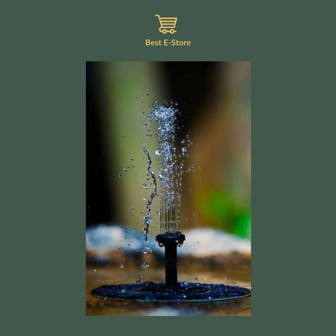 The New Advanced Solar Powered Fountain