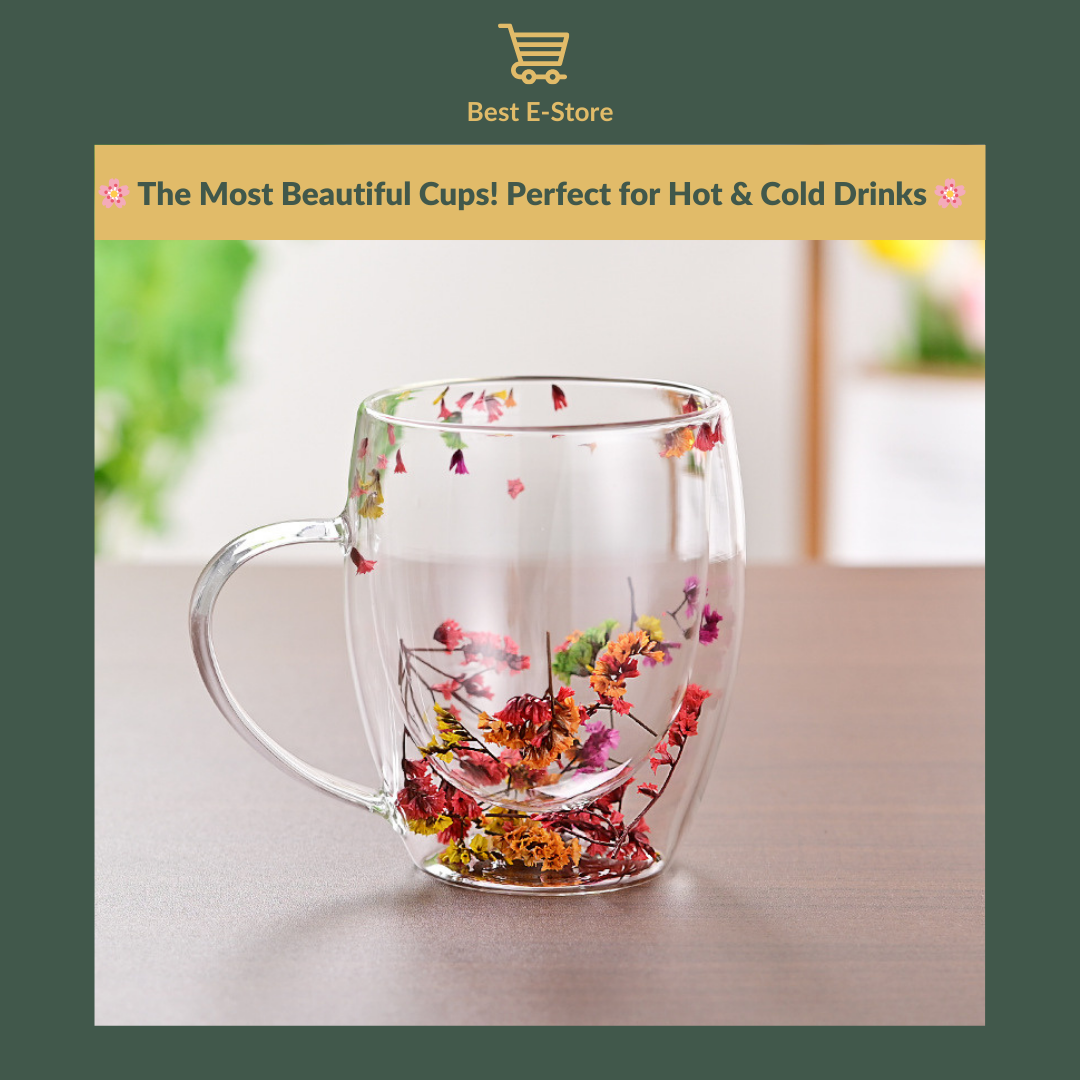 🌼 The Most Beautiful Glass Cups 🌼
Handcrafted, Elegant & Gift-Worthy