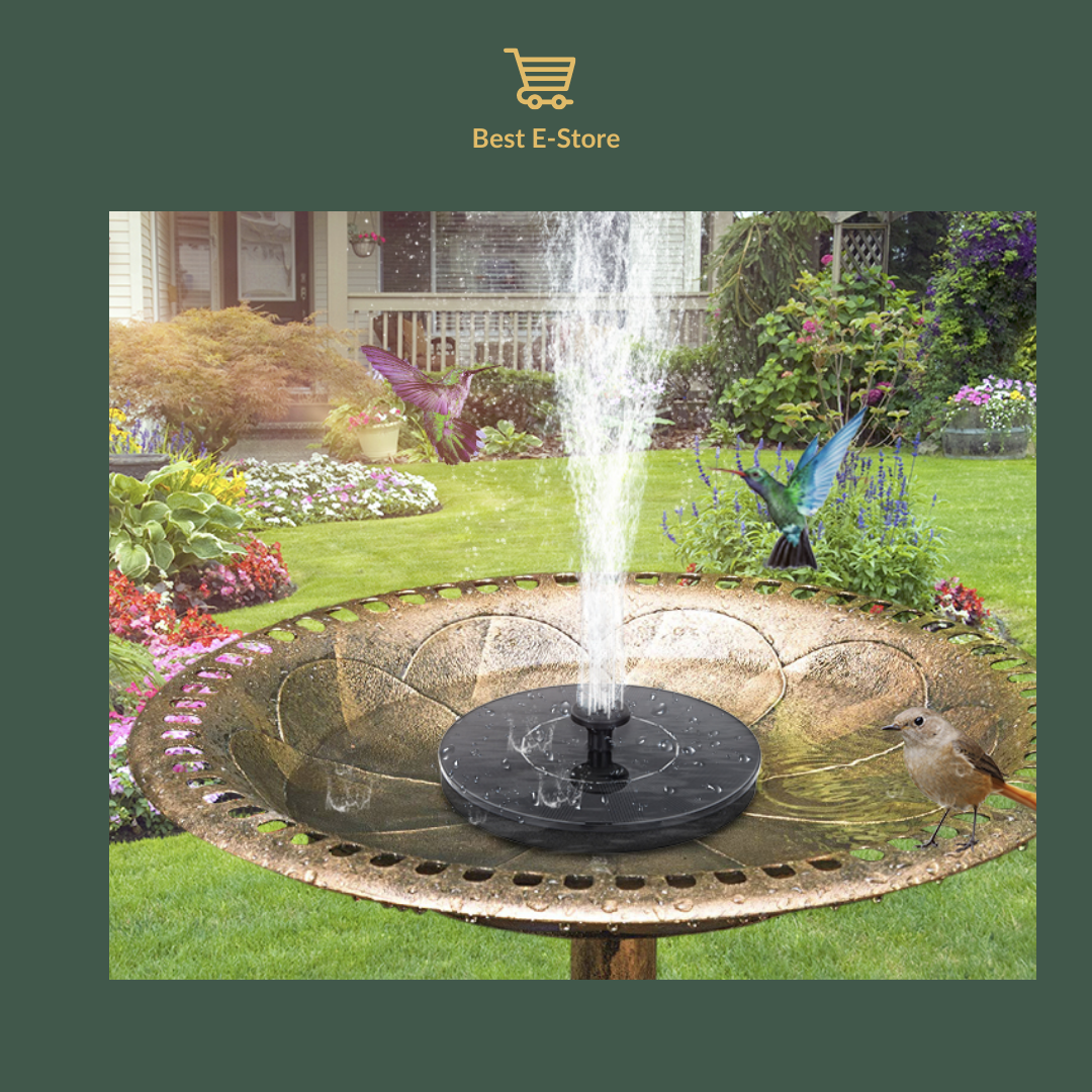 The New Advanced Solar Powered Fountain