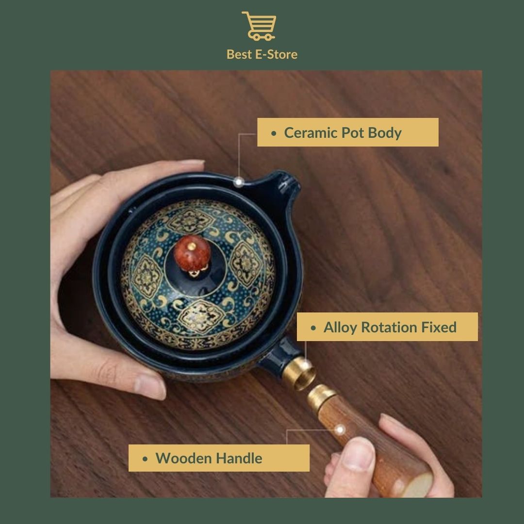 360 Degree Tea Spin: Pour Perfection