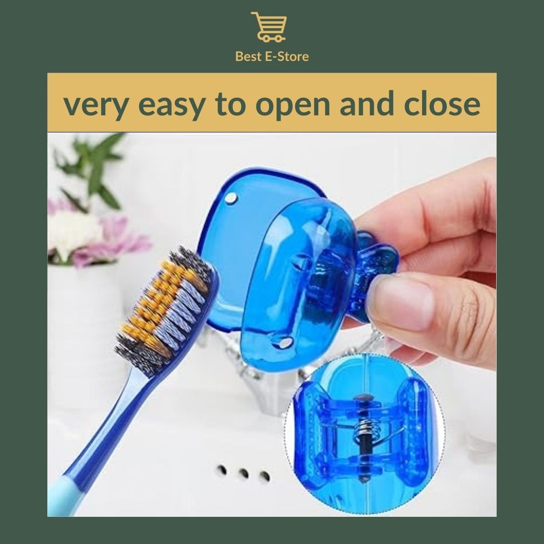 🎒 Portable Toothbrush Protectors: Colorful & Hygienic Travel Companions 🌟