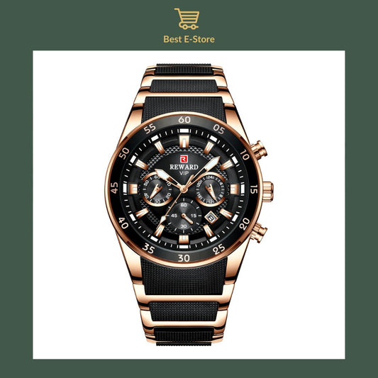 ⭐ Montre Homme Premium : Design Élégant, Confort Exceptionnel & Idée Cadeau Parfaite 🎁