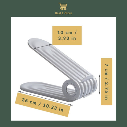 🌟 Space-Saving Shoe Storage Solution: Double Your Storage - Exclusive Buy 1, Get 1 FREE Offer 🌟