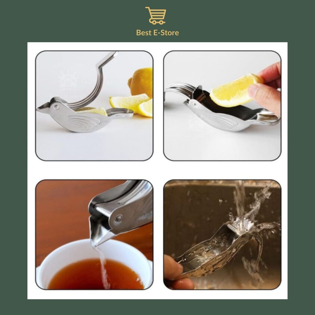 🍋Elegant Bird Lemon Squeezer: Fresh Juice in Seconds✨