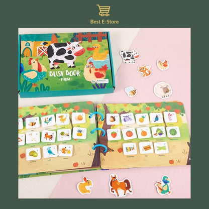 Discover Brilliance:  Ignite Learning Adventures with Our Ultimate Busy Book Educational Toy