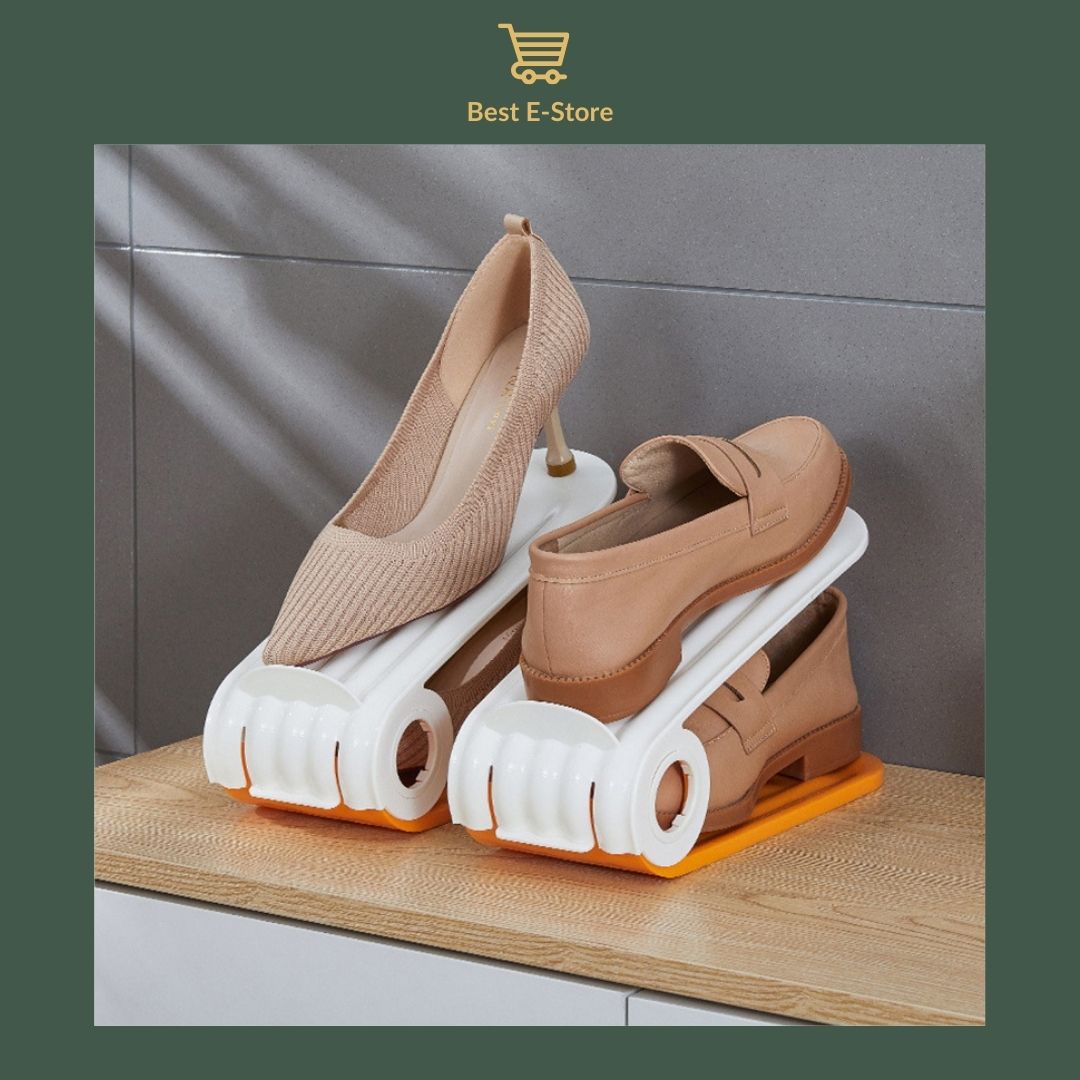 🌟 Space-Saving Shoe Storage Solution: Double Your Storage - Exclusive Buy 1, Get 1 FREE Offer 🌟