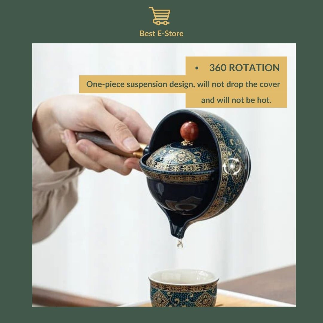 360 Degree Tea Spin: Pour Perfection