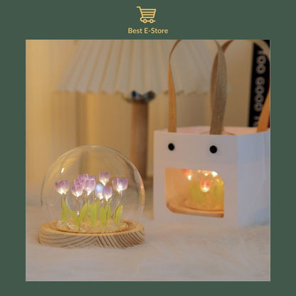 Incantevole lampada a tulipano: Ambiente accogliente e idea regalo perfetta ✨