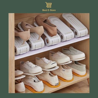 🌟 Space-Saving Shoe Storage Solution: Double Your Storage - Exclusive Buy 1, Get 1 FREE Offer 🌟