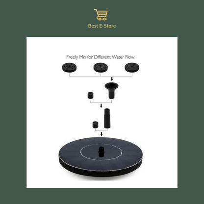 The New Advanced Solar Powered Fountain