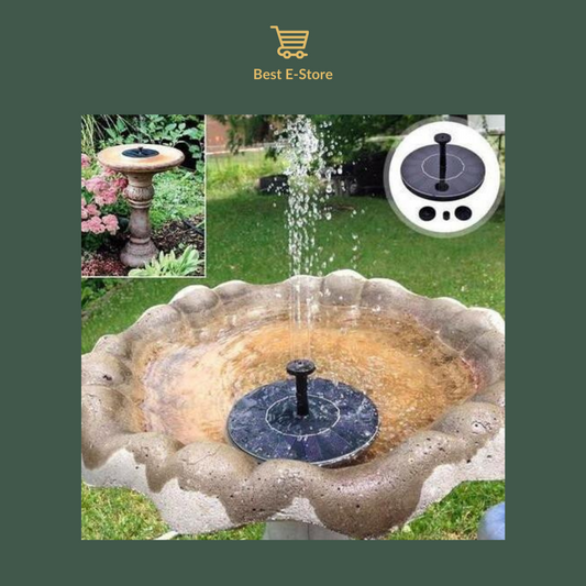 The New Advanced Solar Powered Fountain