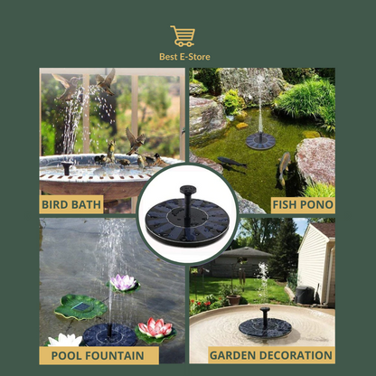 The New Advanced Solar Powered Fountain