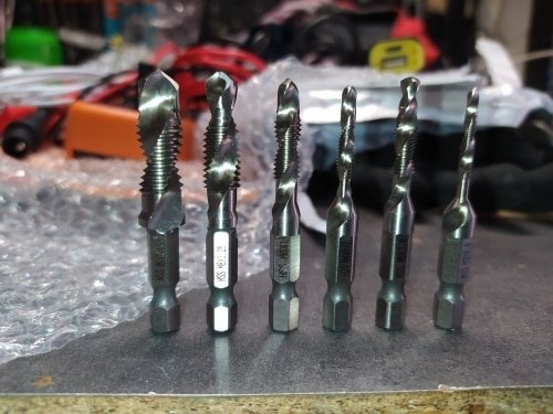 Titanium Plated High Speed Steel Drill Bits (All-In-One Drill Tap Bits) photo review